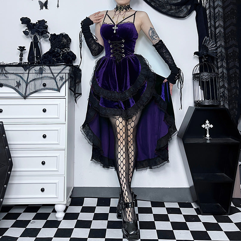 Gothic Lace Maid Dress DB9016