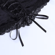 Black Lace Halter Camisole DB9002