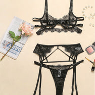 Black lace lingerie set DO124