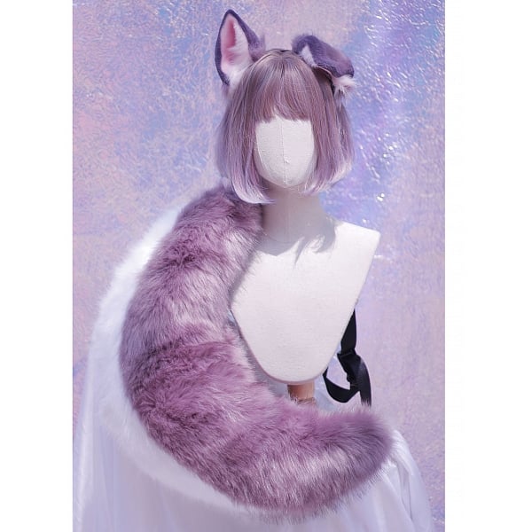 Handmade Lolita Faux Fur Animal Ears/Tail DB8063