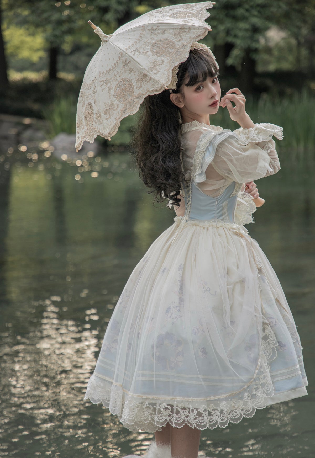 Elegant and gorgeous ballet rabbit Lolita DB8161