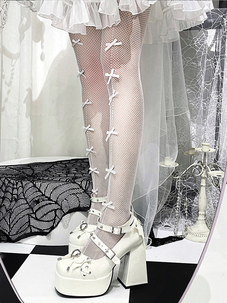 whitepunk high heels DB8011