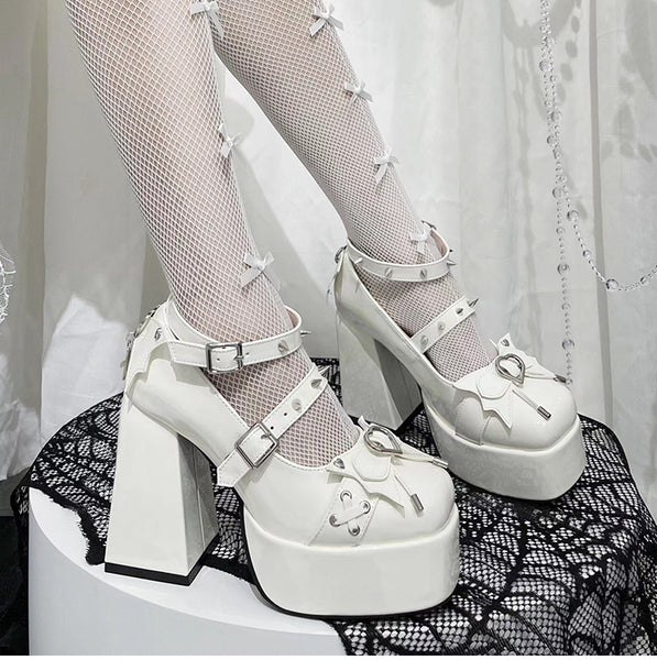 whitepunk high heels DB8011