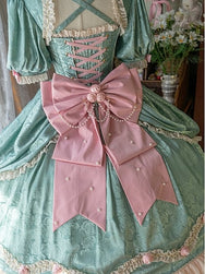 Princess Bowknot Gorgeous Pink PLUS SIZE Dress DB8076
