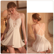 Lace suspender nightgown DO033
