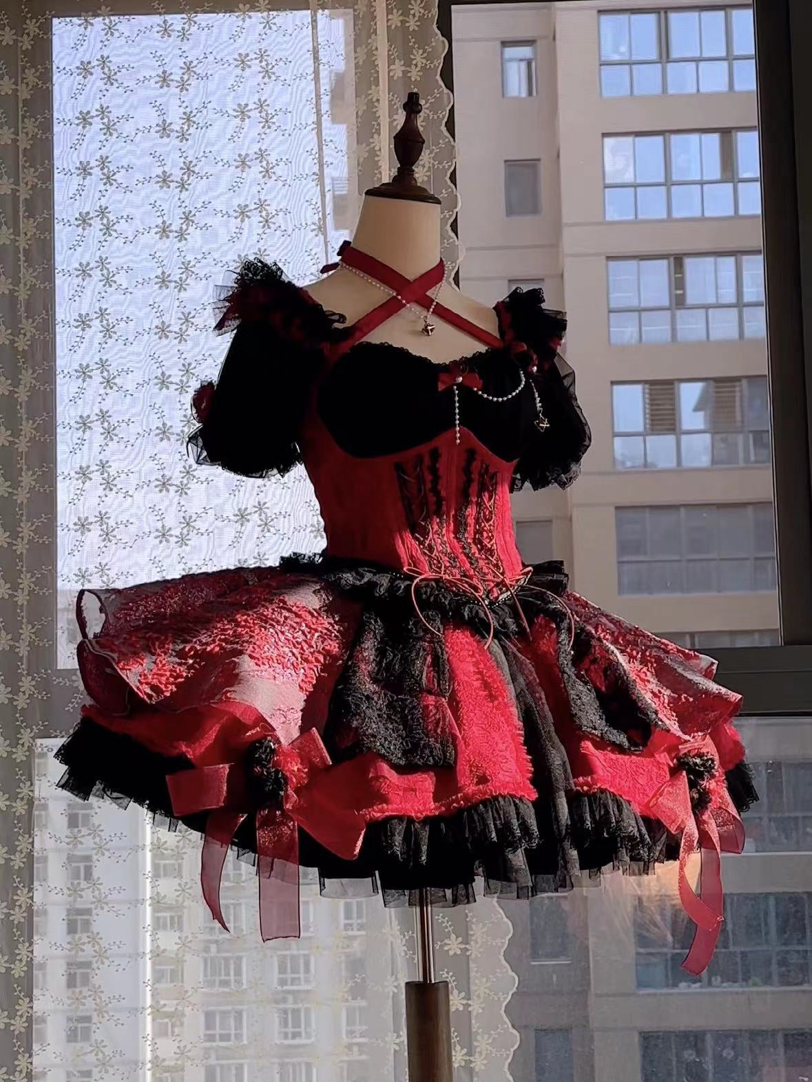 Black Rose Lolita Dress DB8166