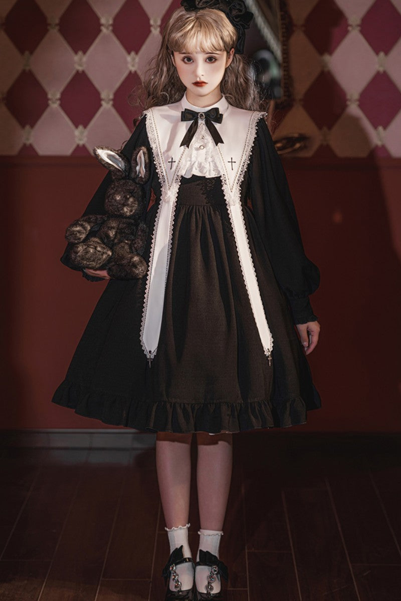 Halloween Nun Lolita Dress DB8217