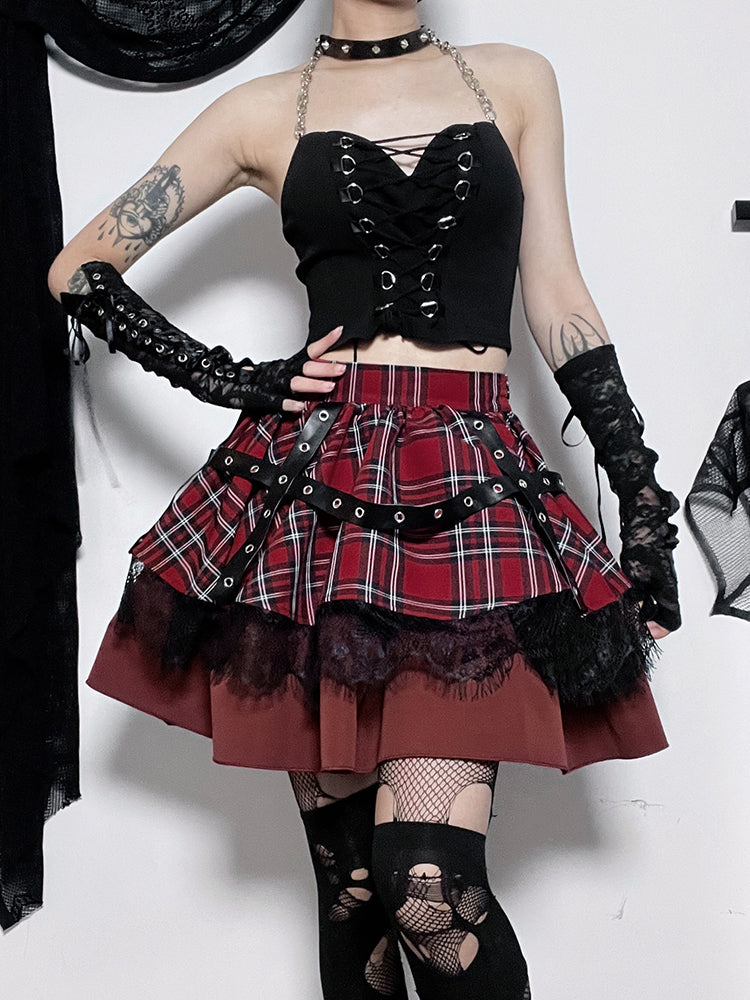 Y2K punk skirt DB8035