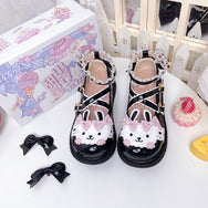 LOLITA BOW LEATHER SHOES DB7945