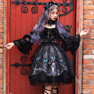 Retro Lolita Tea Party Skirt DB8152