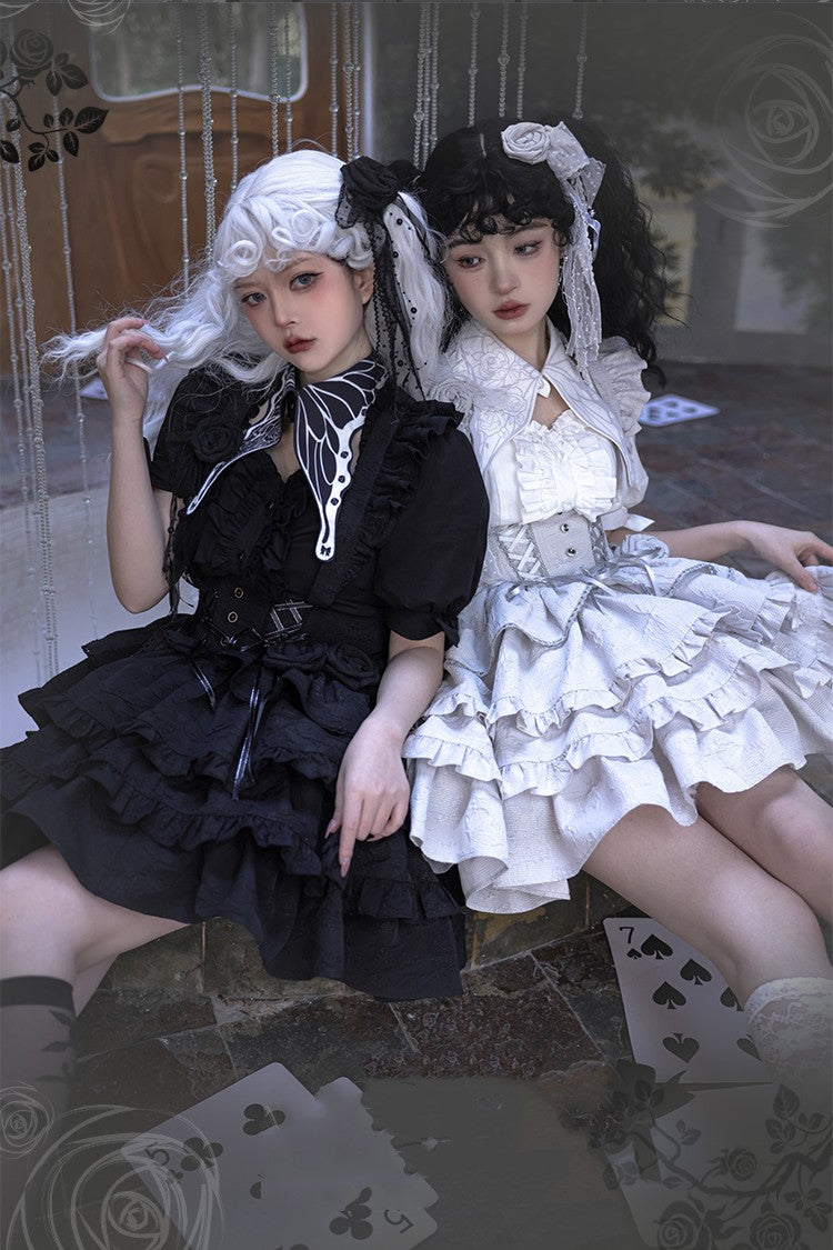 Rose Overture Gothic Lolita Skirt DB8113
