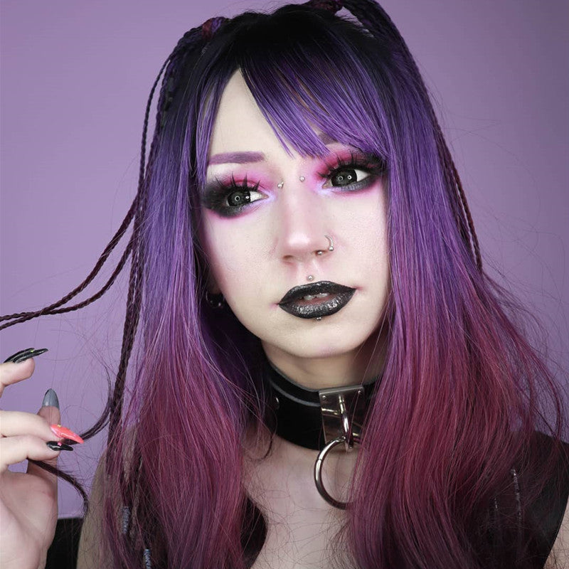 Review from Lolita purple gradient wig  DB4332