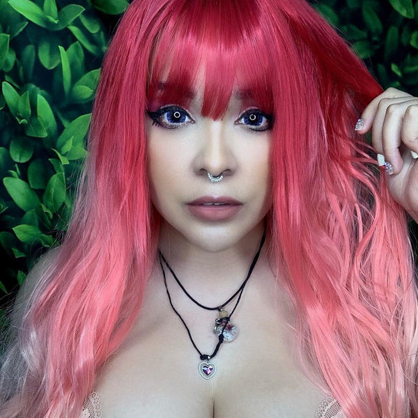 Review from Lolita Rose Red Gradient Pink  Wig DB6091