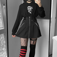 Punk zipper skirt DB2007