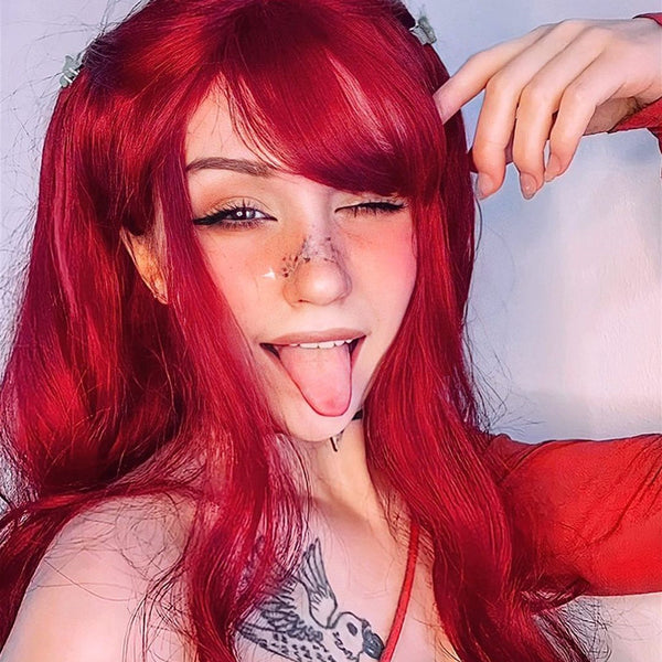 Review from Lolita rose red wig DB4730