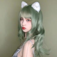 Lolita green curly wig DB6438