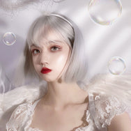 Lolita silver short wig DB6437