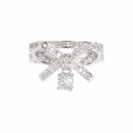 Bow knot open ring DB6493