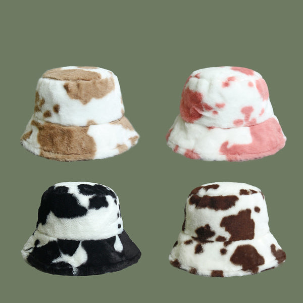 Cute cow color matching fisherman hat DB6491