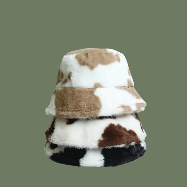 Cute cow color matching fisherman hat DB6491