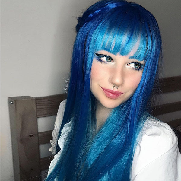 Review from Harajuku Lolita blue gradient wig DB5764