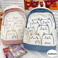 Japanese cute kitten backpack DB7686