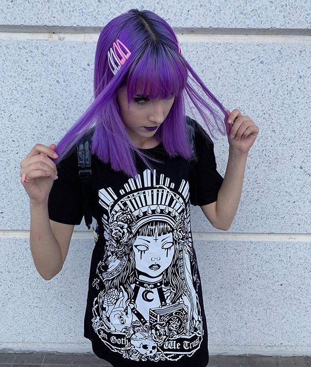 Punk witch T-shirt skirt DB4021