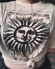 Punk Sun Print T-Shirt DB4311