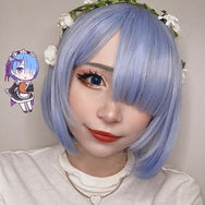 Rim Ram's maid twin cosplay wig  DB4359