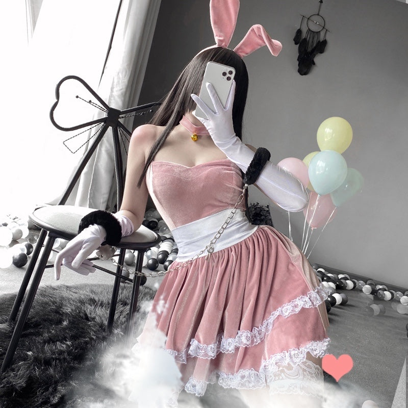 Sexy cute bunny girl maid outfit DB7298