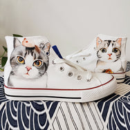Cute cat hand-painted shoes DB4902