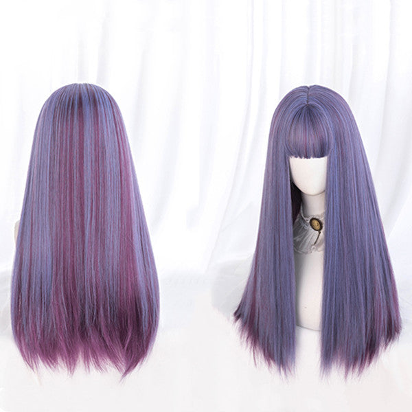 Lolita mixed purple wig DB5881