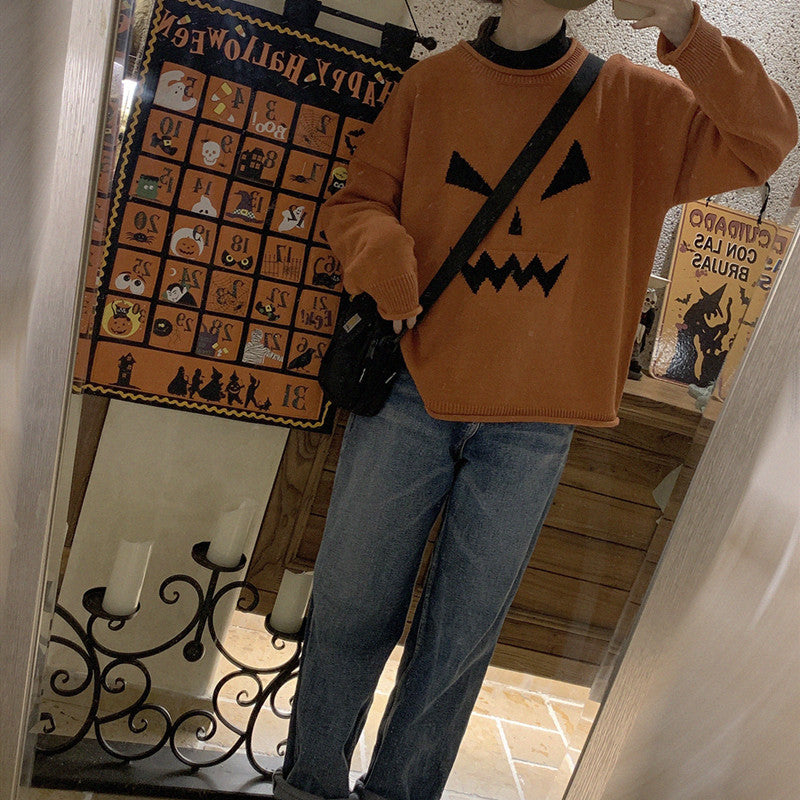 Devil orange sweater DB6419