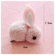 Plush doll bunny hairpin DB4884