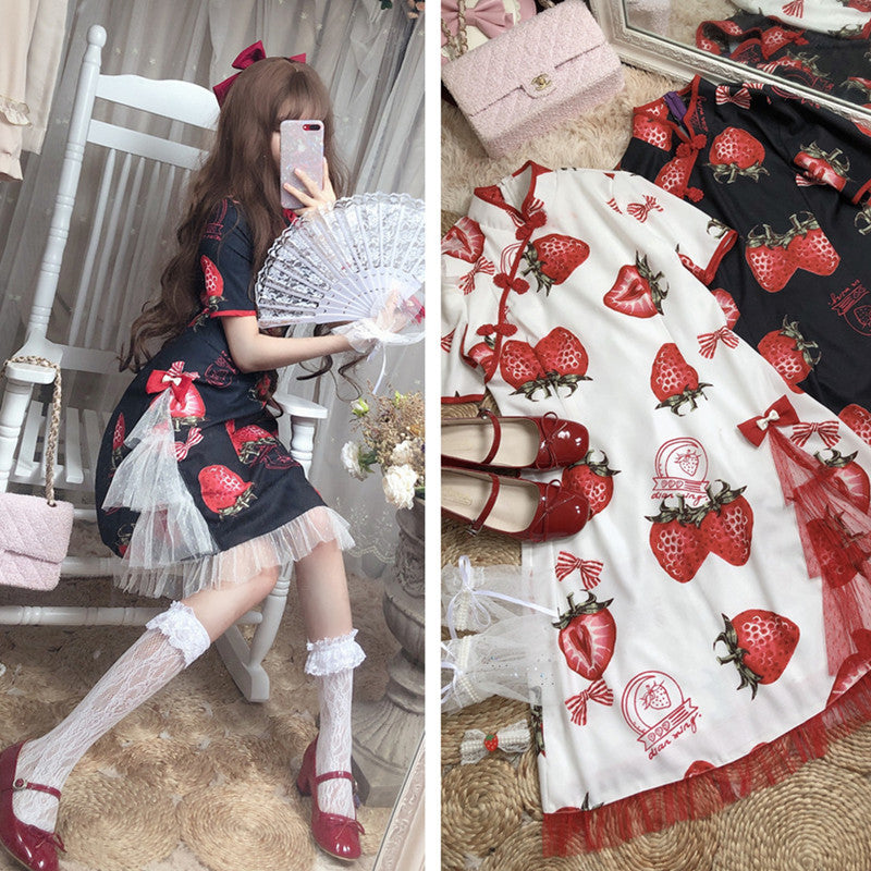 Lolita Strawberry Cheongsam DB5674