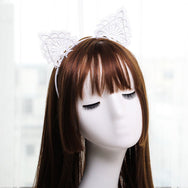 Lace cat ears headband DB4473