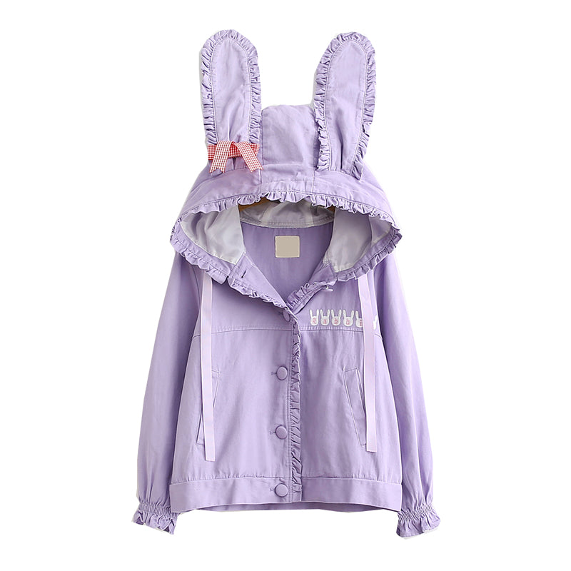 Bunny ears hooded jacket DB5941