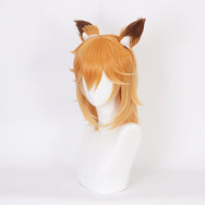 cos anime fairy fox yellow gradient wig DB5205