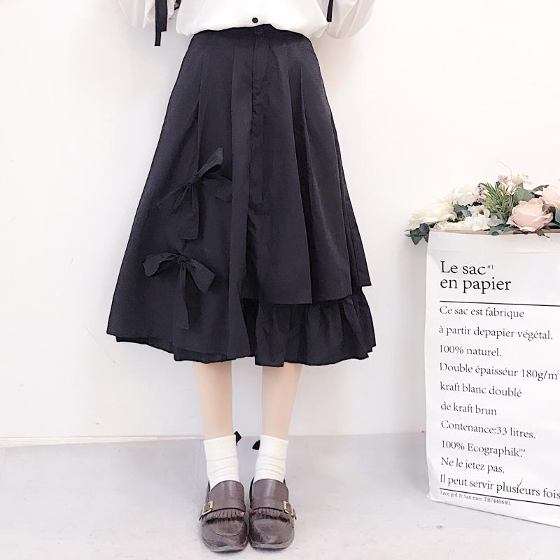 Black bow skirt DB6929