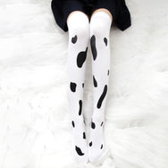 Cow printed knee socks DB4467