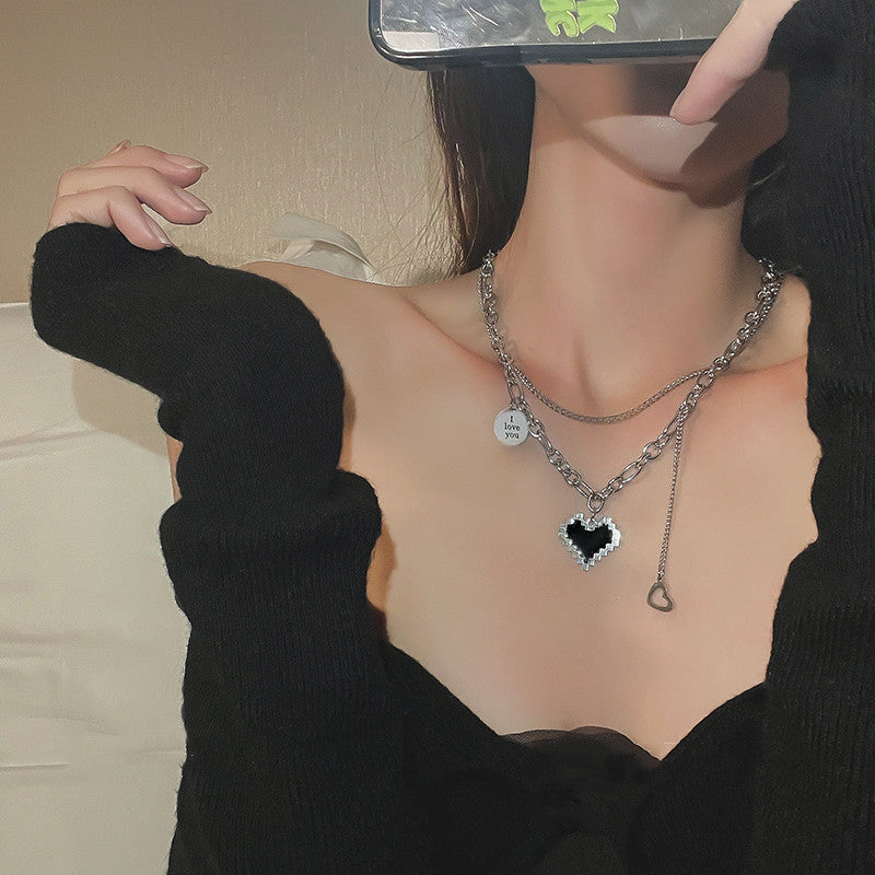 heart necklace  DB7759