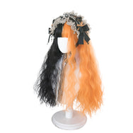 Lolita black + orange wig DB4751