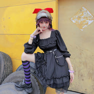 Black lolita dress   DB6124