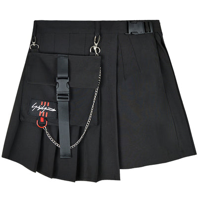 Dark irregular high waist skirt DB4017