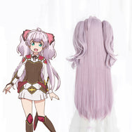 Anime girl cos lilac double ponytail wig DB5810