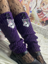 Kuromi dark cute sweetheart socks DB7137