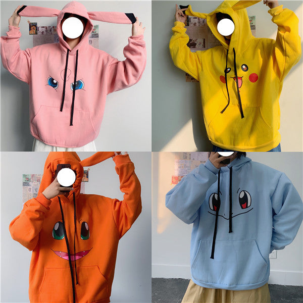 Four color Pokémon hooded sweater DB4966