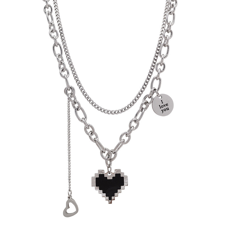 heart necklace  DB7759