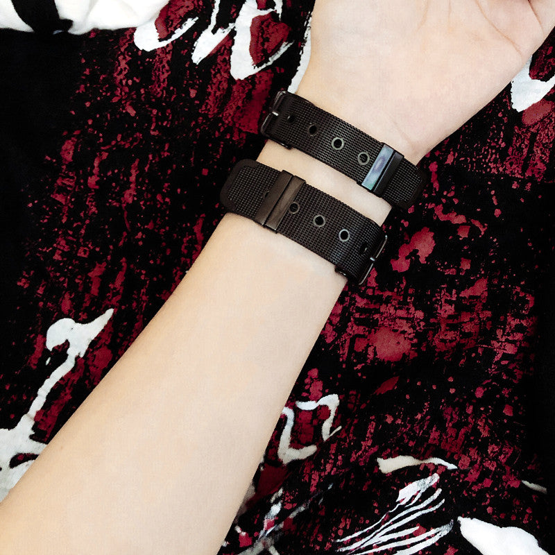 Punk black bracelet DB5403