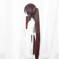 Hu Tao cos Brown gradient reddish brown wig DB7014